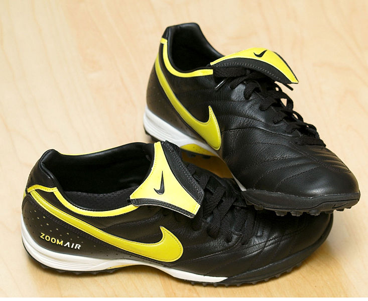 Nike Zoom turf soccer shoes.